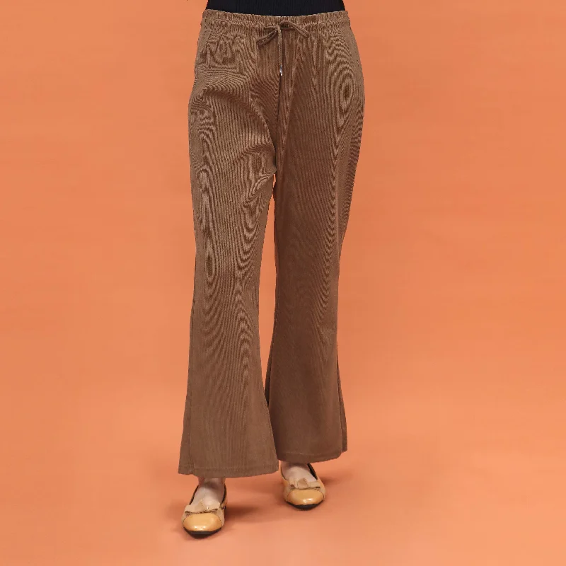 Tapered Pants-Brown Western Pant PL4018