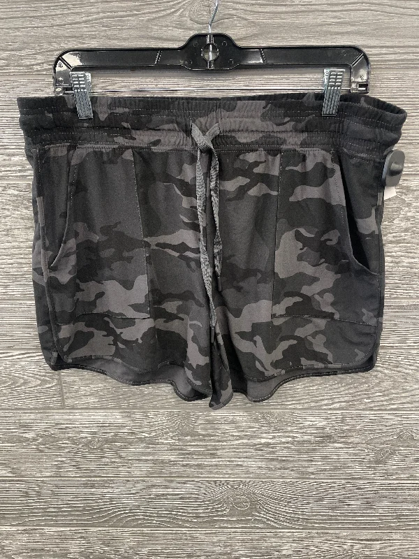 Mesh Shorts-Shorts By Athletic Works In Camouflage Print, Size: L