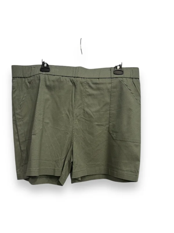 Comfortable Sports Shorts-Shorts By Clothes Mentor In Green, Size: 3x