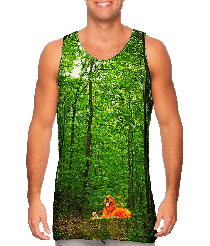 Lightweight Vest-Golden Retriever Forest