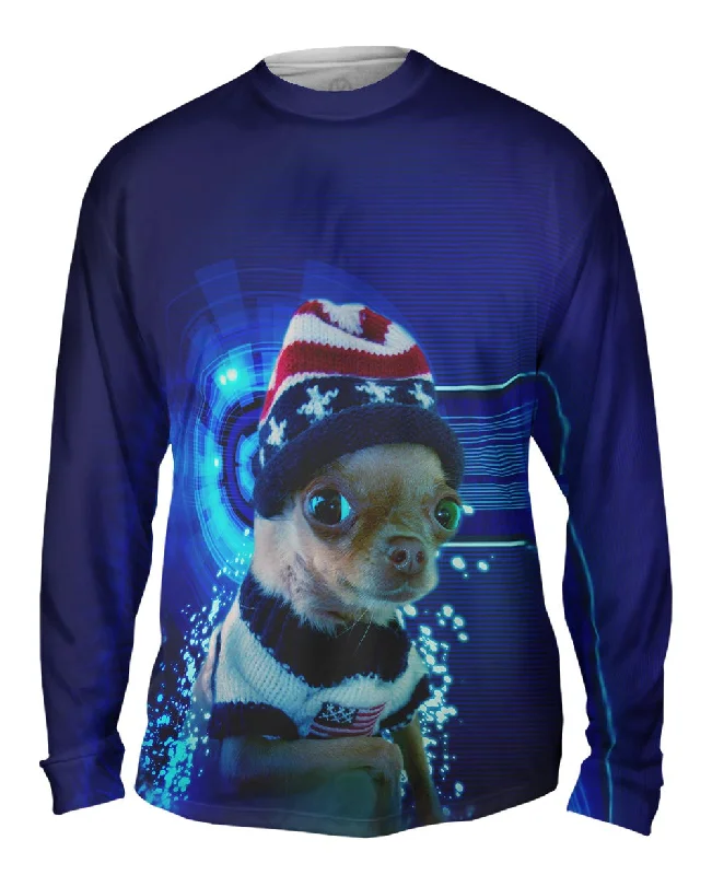 Hooded Long Sleeve-Time Machine American Chihuahua