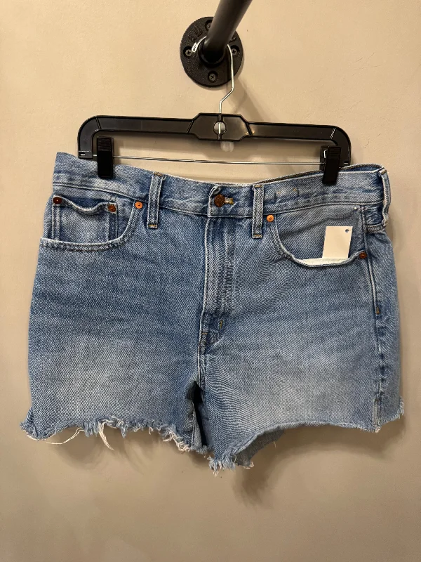 Solid Color Shorts-Shorts By Madewell In Blue Denim, Size: 10