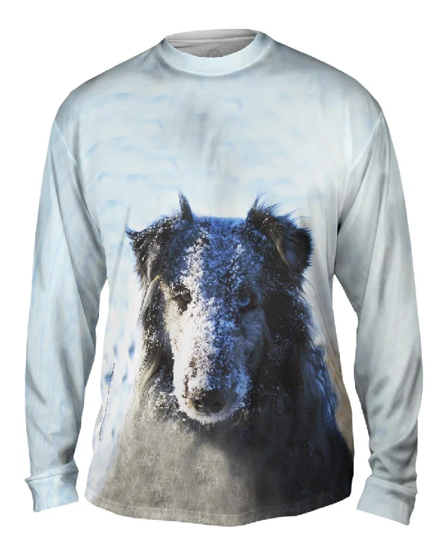 Cotton Long Sleeve-Snow Face Sheltie