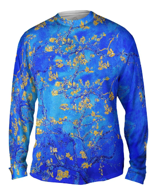 Adjustable Long Sleeve-Pop Art - "Van Gogh Blossoming Blue Orange" (1890)