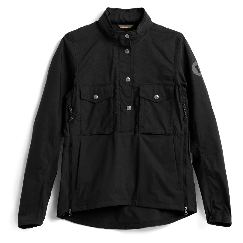 Work Jacket-Fjallraven x Specialized Womens Raven Anorak Black