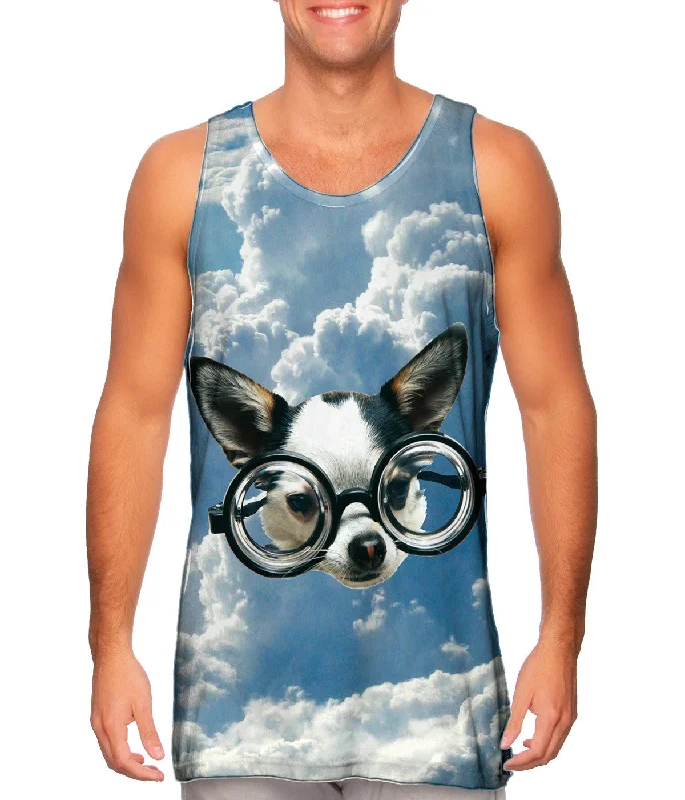 Everyday Sleeveless Shirt-Flying Chihuahua