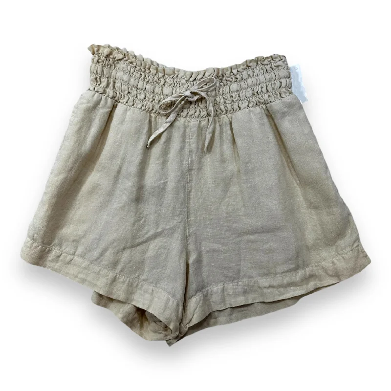 Functional Shorts-Shorts By Cloth And Stone In Ivory, Size: S