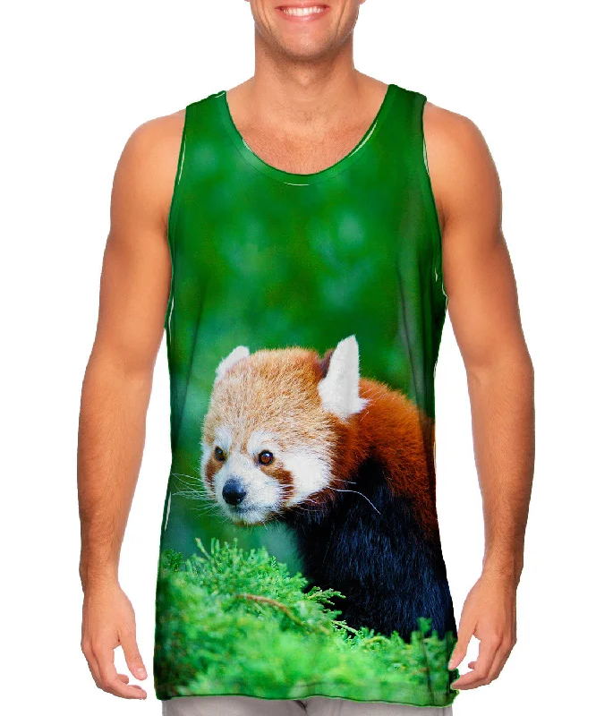 Slim Fit Tank Top-Fancy Red Panda