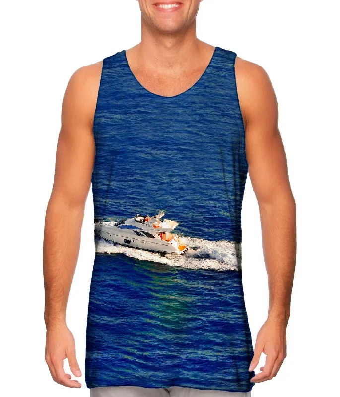 Simple Tank Top-Fishing Yacht Of Happiness