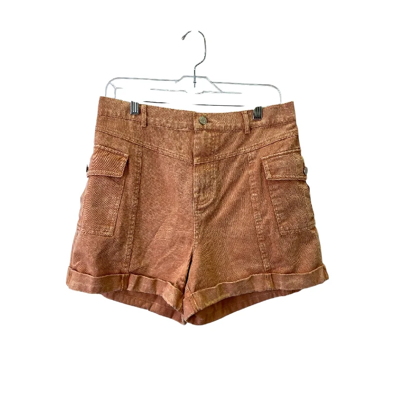 Basketball Shorts-Shorts By & Merci In Orange, Size:12