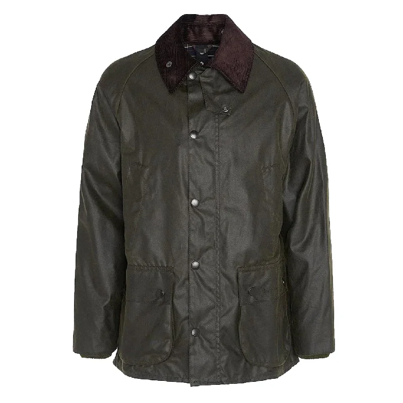 High-Performance Jacket-Barbour Bedale Wax Jacket Archive Olive