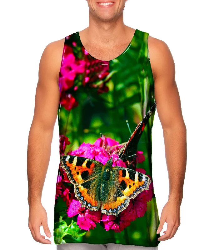 Quick-Dry Tank Top-Enchanting Tortoise Shell Butterfly