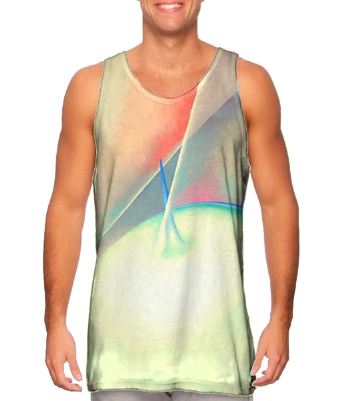 Colorful Tank Top-Georgia O_#_keeffe - "Series 1 Number 7" (1919)