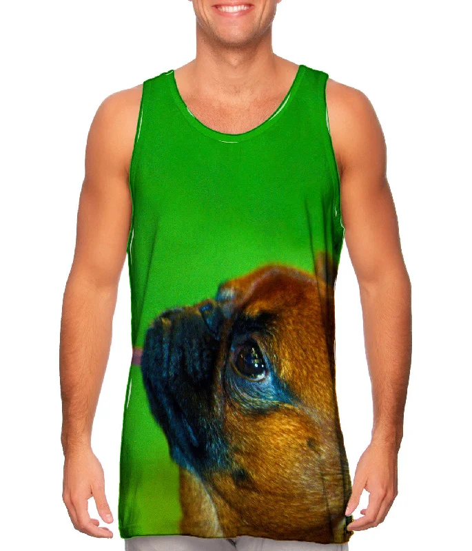 Ribbed Tank Top-Glossy Pug