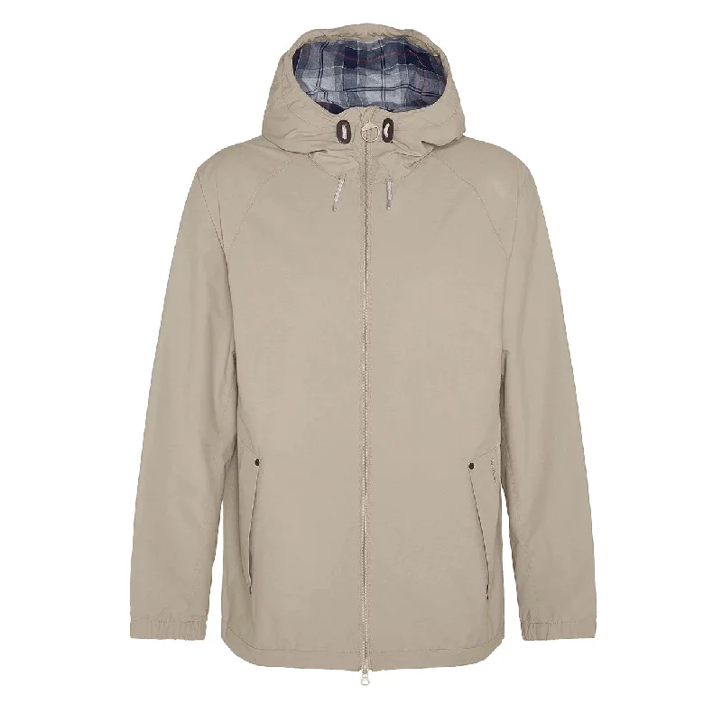 Overcoat Jacket-Barbour Kirkhill Showerproof Jacket Concrete