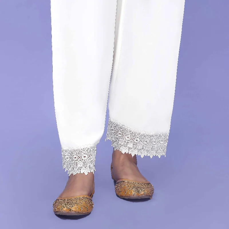 Premium Pants-Cream Cambric Shalwar PL4079