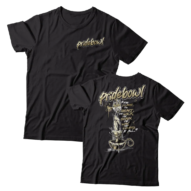 Graphic T-Shirt-PRIDEBOWL - "Drippings" (Black) (T-Shirt)