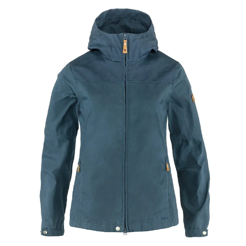 Easy Wear Jacket-Fjallraven Womens Stina Jacket Indigo Blue