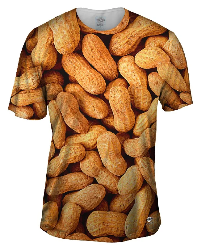 Embroidered T-Shirt-Feeling Peanuty