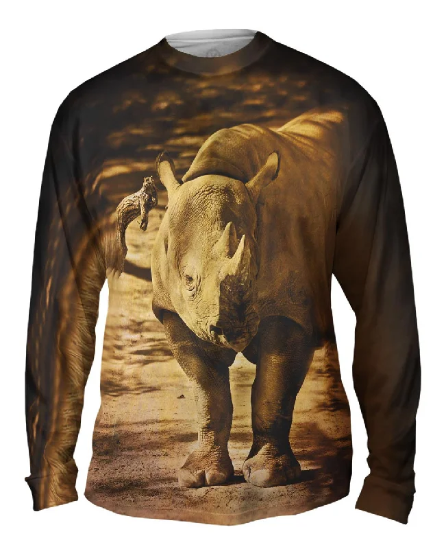 Athletic Long Sleeve-Sepia Rhino