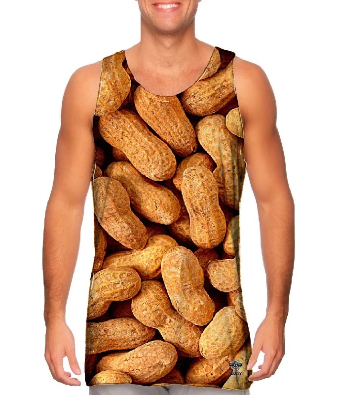 Graphic Tank Top-Feeling Peanuty