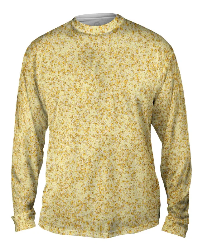 Everyday Button-Up Long Sleeve-Movie Night Popcorn