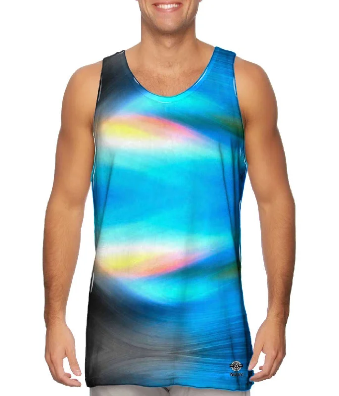 Eco-Friendly Tank-Go With The Flow Waves Abstract