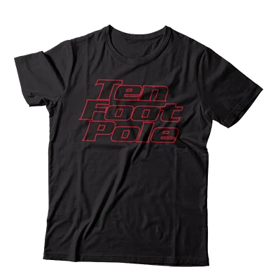 Minimalist T-Shirt-TEN FOOT POLE - "Stranger" (Black) (T-Shirt)