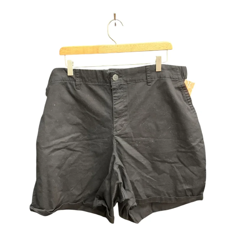 High-Waisted Shorts-Shorts By Old Navy In Black, Size: 18