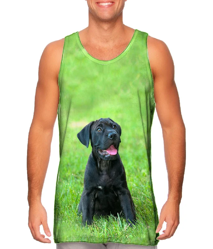 High Neck Tank-Giddy Black Mastiff