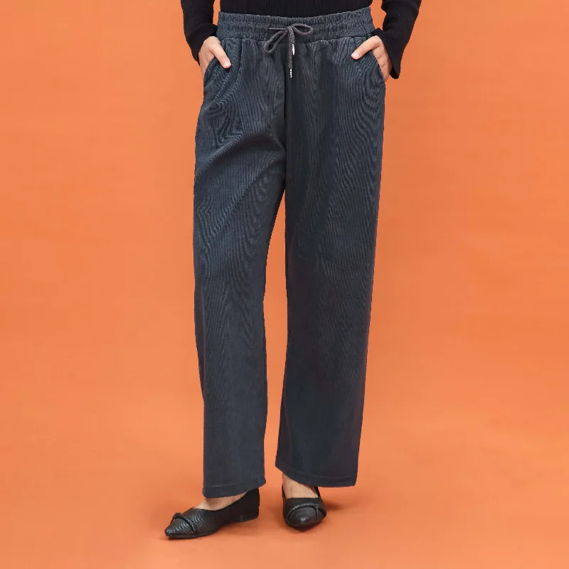 Casual Chino Pants-Navy Western Pant PL4009