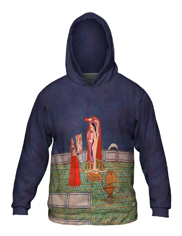 Printed Hoodie-Indischer Maler von - "Ragmala-Serie" (1775)