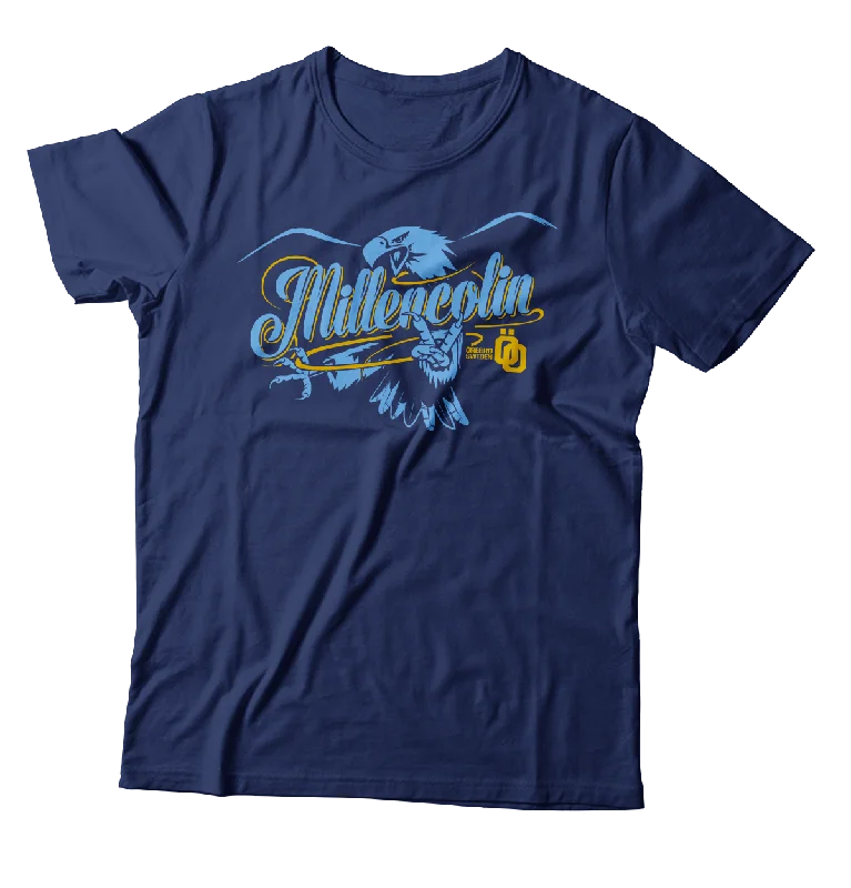 Athletic T-Shirt-MILLENCOLIN - "Orebro Eagle" (Navy) (T-Shirt)