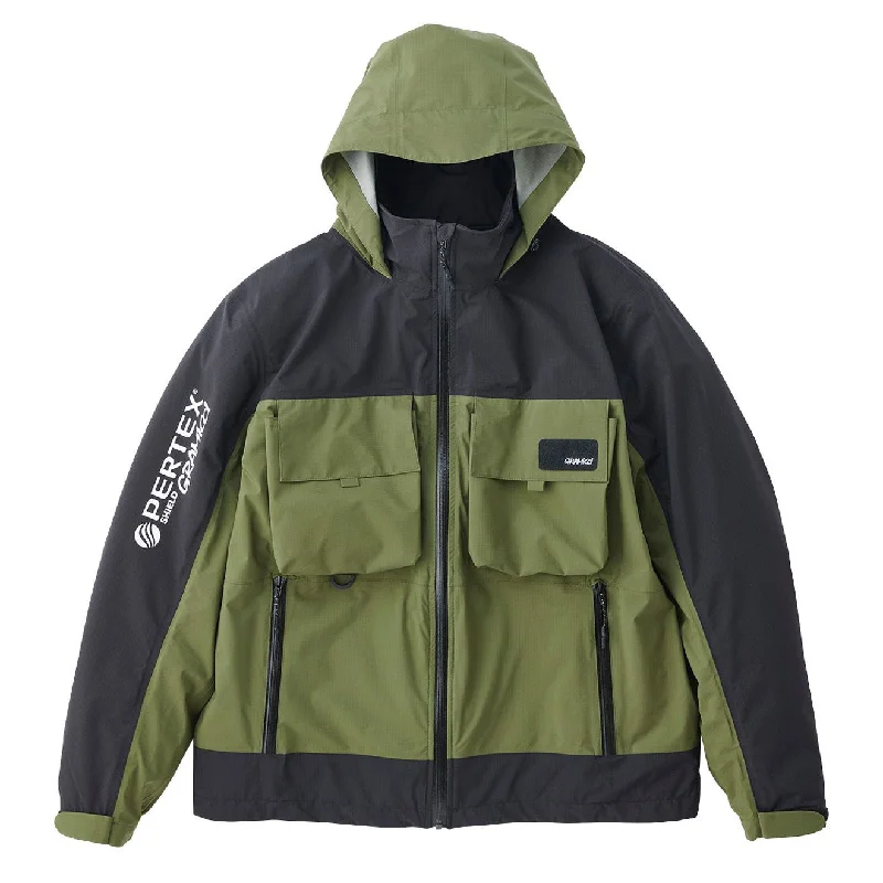 Soft Fleece Jacket-Gramicci Pertex Trailside Wading Jacket Olive Drab