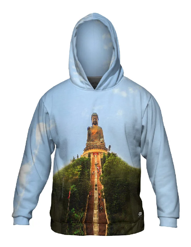 Premium Hoodie-Hong Kong Giant Buddha On Lantau