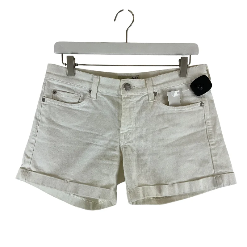 Casual Chino Shorts-Shorts Designer By David Kahn In White Denim, Size: 6