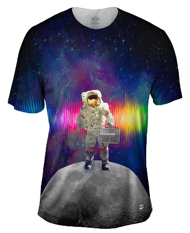 Basic Cotton T-Shirt-Astronaut Hipster