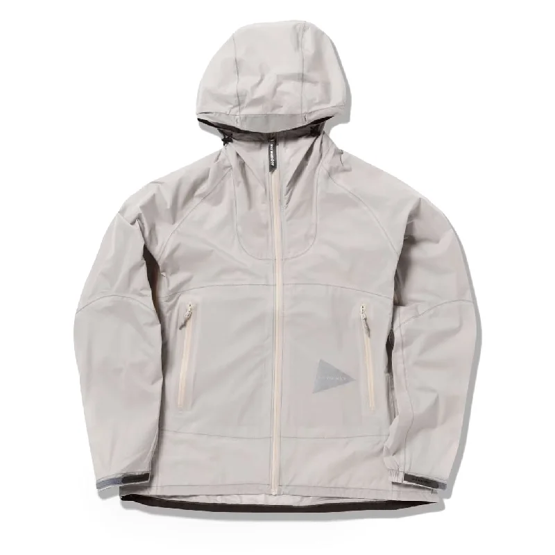 Lightweight Puffer Jacket-And Wander 3L UL Rain Jacket Light Gray