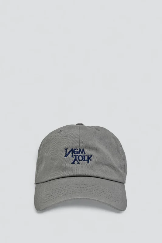 Classic Hat-New York V2 Embroidered Hat - Grey/Navy