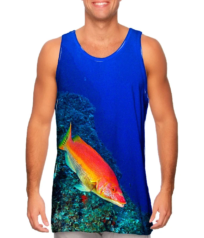 Simple Sleeveless Shirt-El Bajon Fish Underwater