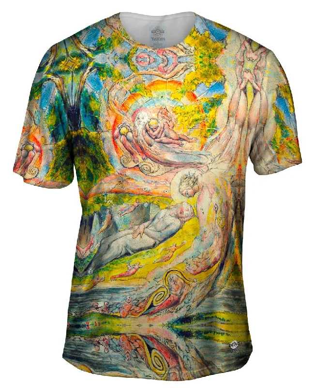 Artistic T-Shirt-William Blake - "Miltons Mysterious Dream" (1820)