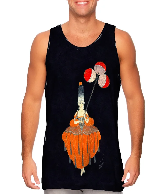 Colorful Tank Top-Erte - "Lantern Bearer" (1919)