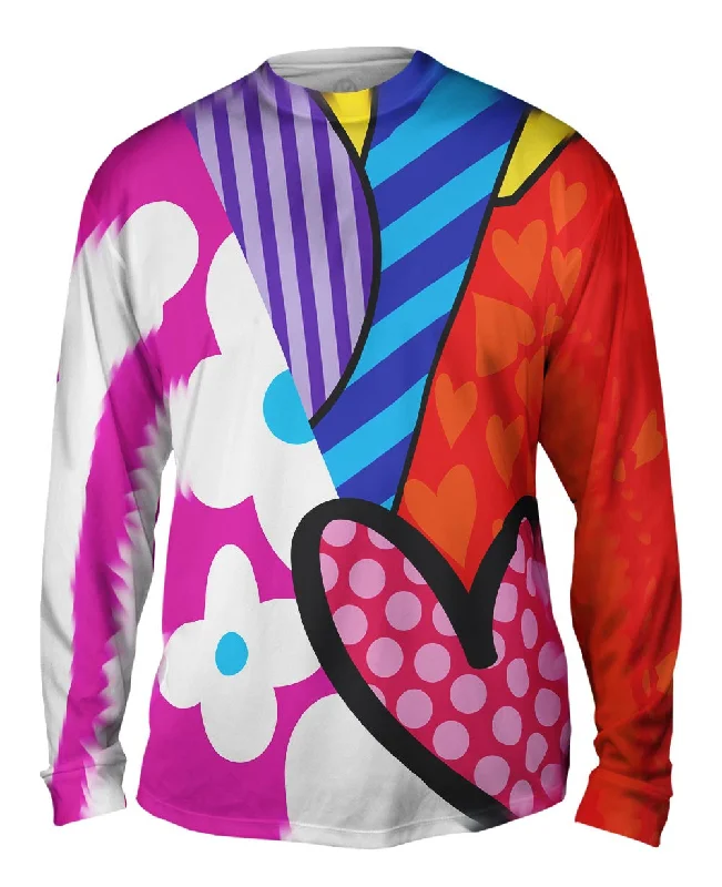 Warm Long Sleeve-Hearts and Flowers