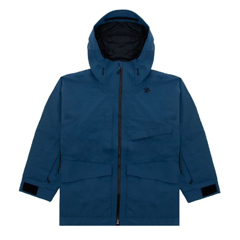 Travel Jacket-Goldwin GORE-TEX 2L Work Pocket Jacket Navy Blue