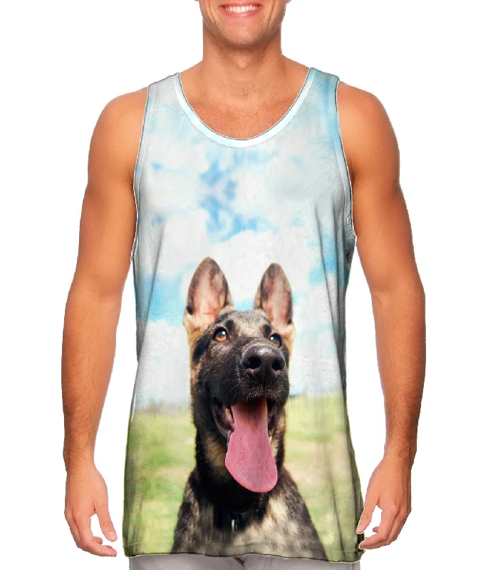 Tight Fit Tank-German Shepherd Hero