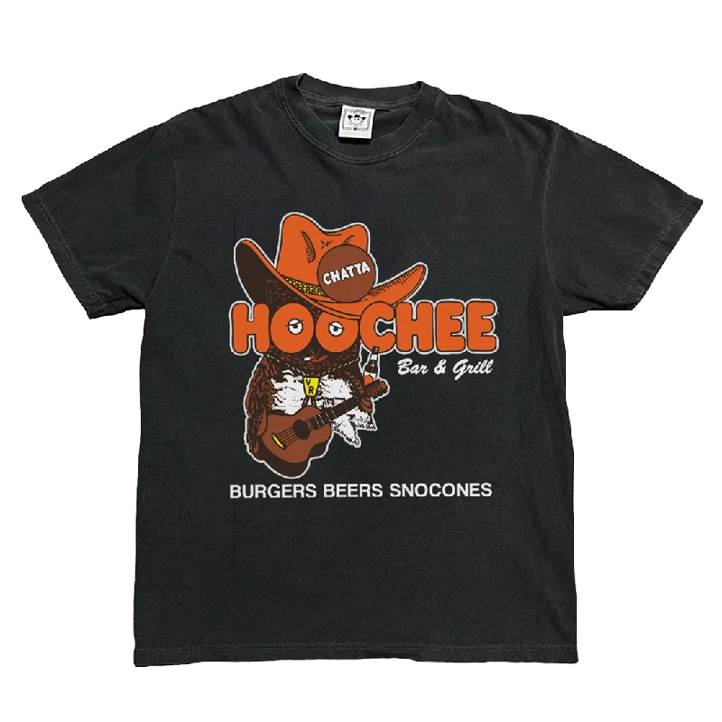 All-Over Print T-Shirt-Chattahooters Black Unisex Tee