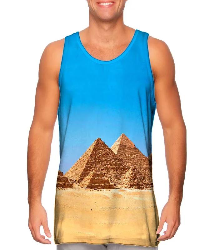 Workout Tank Top-Gizah Pyramids Sunrise