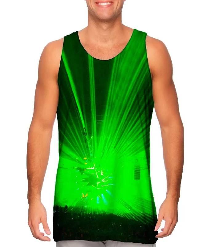 Fitted Tank Top-Edm Music Festival Climax