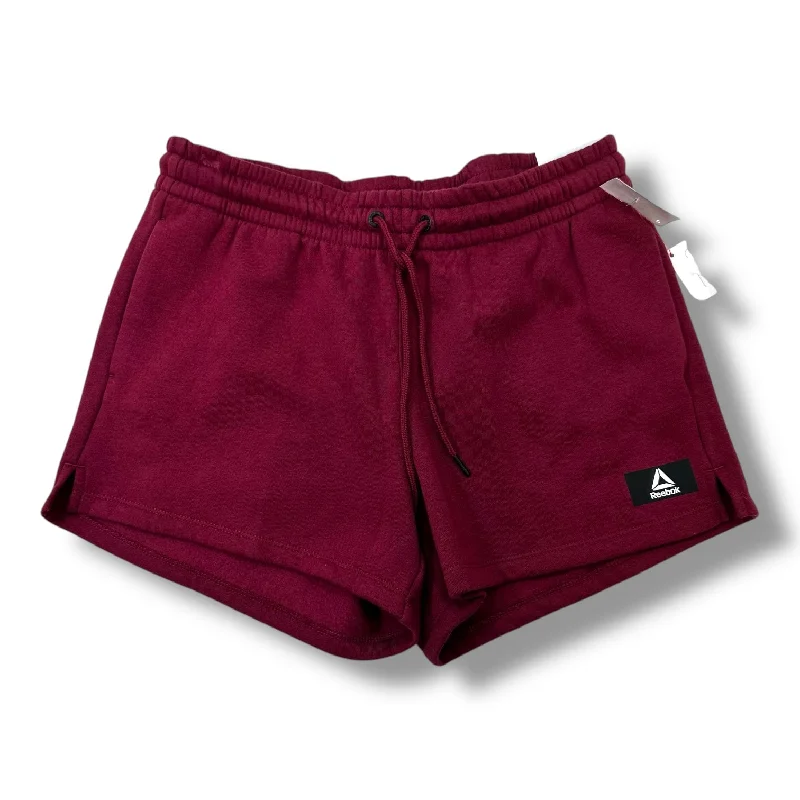 Pockets Shorts-Shorts By Reebok In Burgundy, Size: M