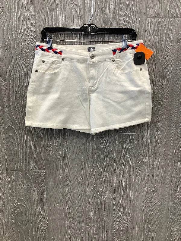 Lightweight Summer Shorts-Shorts By New York And Co In White Denim, Size: 6